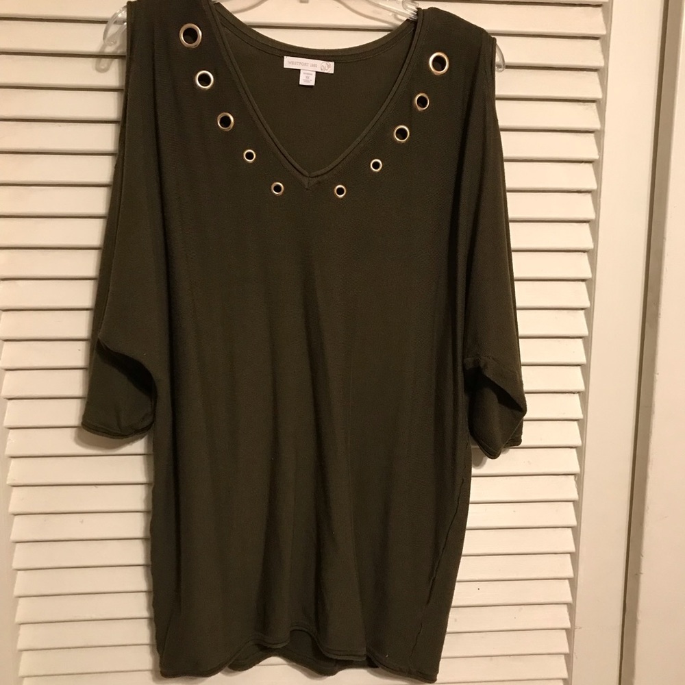 Cold shoulder Dress barn top 1X